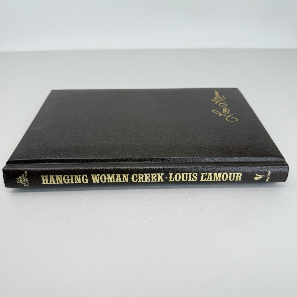 Louis L'Amour Hanging Woman Creek Leatherette Collection Bantam Books 1983